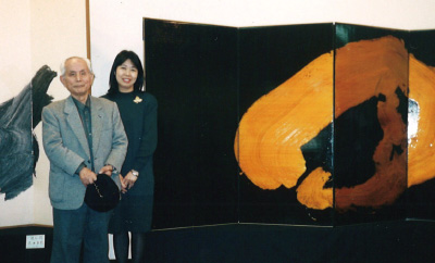 With Shiryu Morita“December 1997”